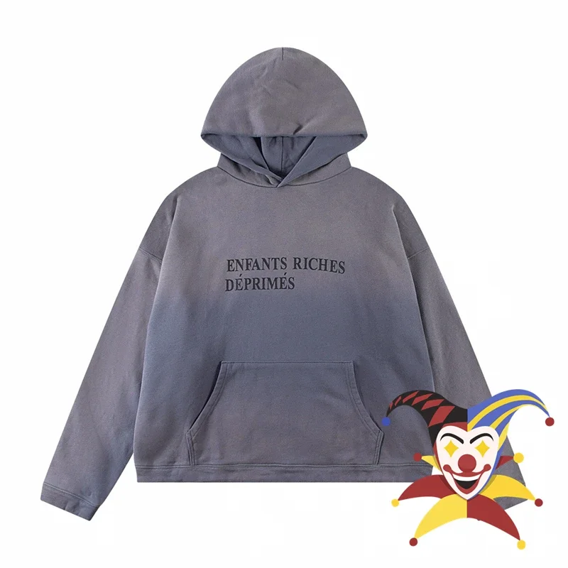 2024fw Enfants Riches Deprimes Hoodie Men Women Cracked Printing Streetwear ERD Pullover