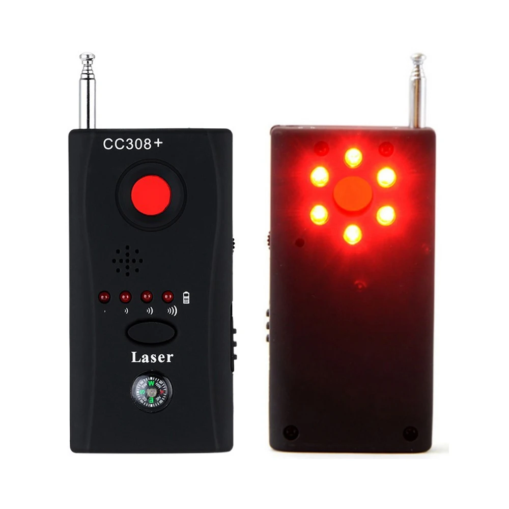 Multi-Function Wireless Camera Lens Signal Detector, DV Signal Detect, Full-range Anti Candid RF Device Finder, CC308 +, 1 Set