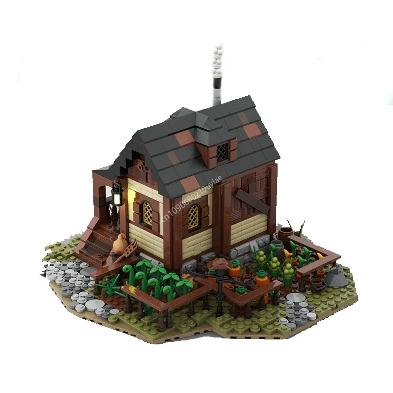

1043pcs Moc Medieval Peasants House & Farm Modular Castle Model Building Bricks DIY Sets Assembly Blocks Toys Christmas Gifts