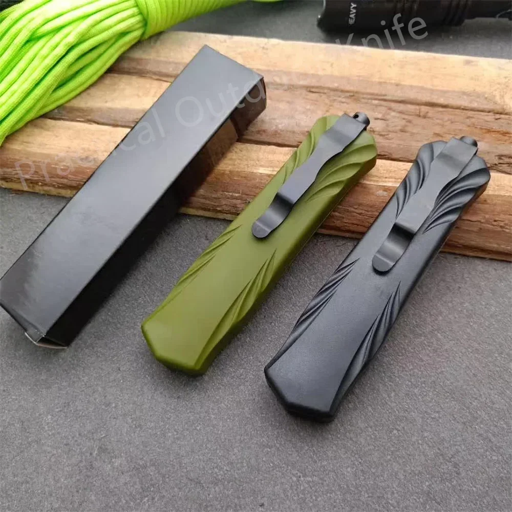 Pocket Knife Opening Outdoor 5Cr13Mov Blade Hunting Knife Tactical Combat EDC Utility Folding Knives ABS Handle with Clip