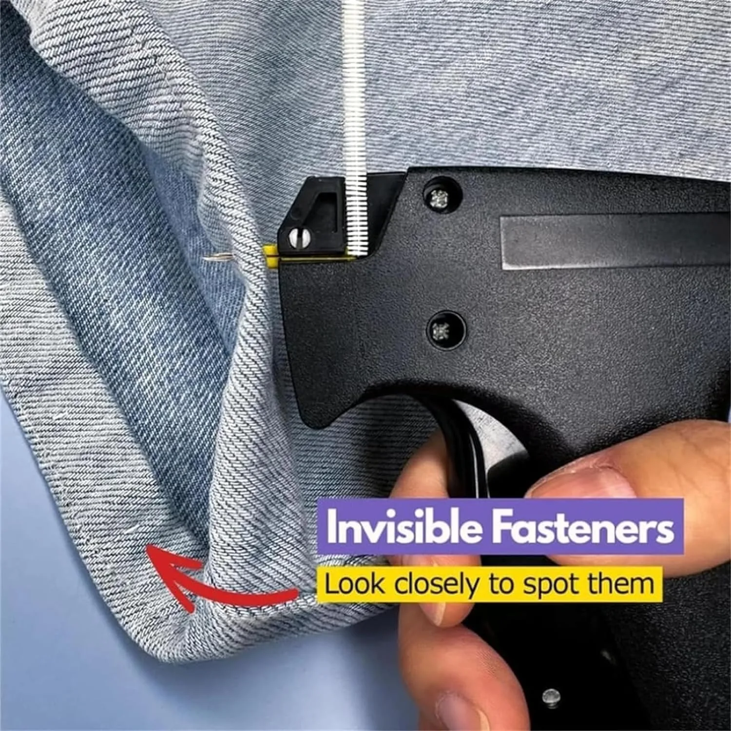 Quick Clothing Quilt Fixer With Buckles Glue Needles Portable Tag Gun Set Household Sturdy Blankets Fastener For Garment Bed image 2