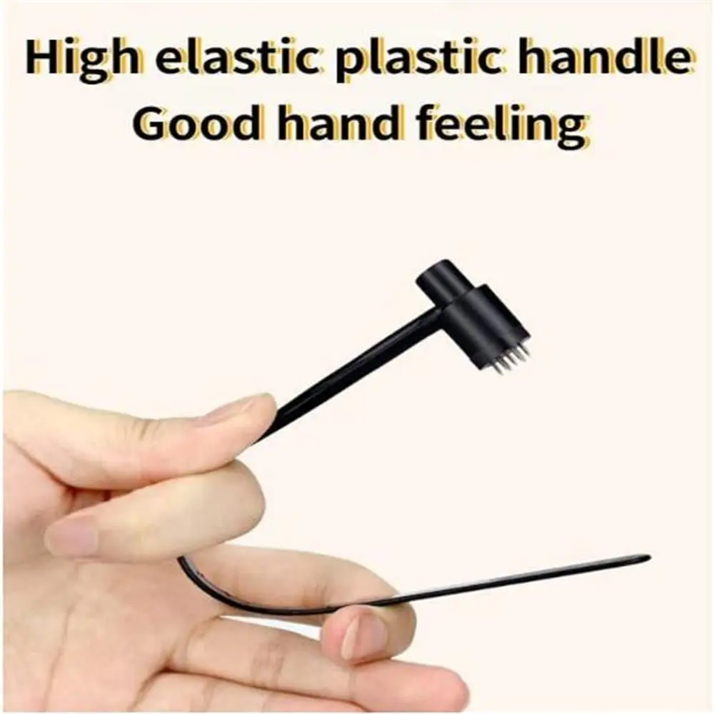 Plum Blossom Shaped Blood Hammer for Home Use Dermal Needle Bloodletting Needle Seven Star Needle Set 7 Star Needle for Beauty