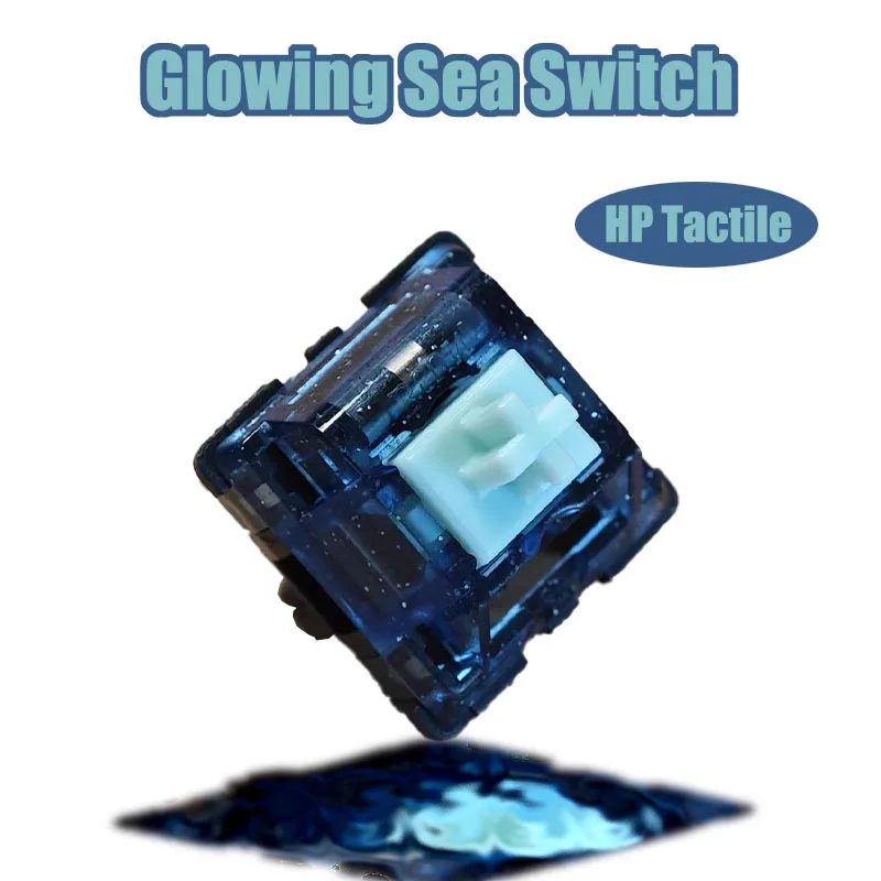 WJBY Lab Glowing Sea Switch 5 Pins HP Tactile 40g Mechanical Keyboard Switch Gamer Office for AULA F75 AJAZZ AK820