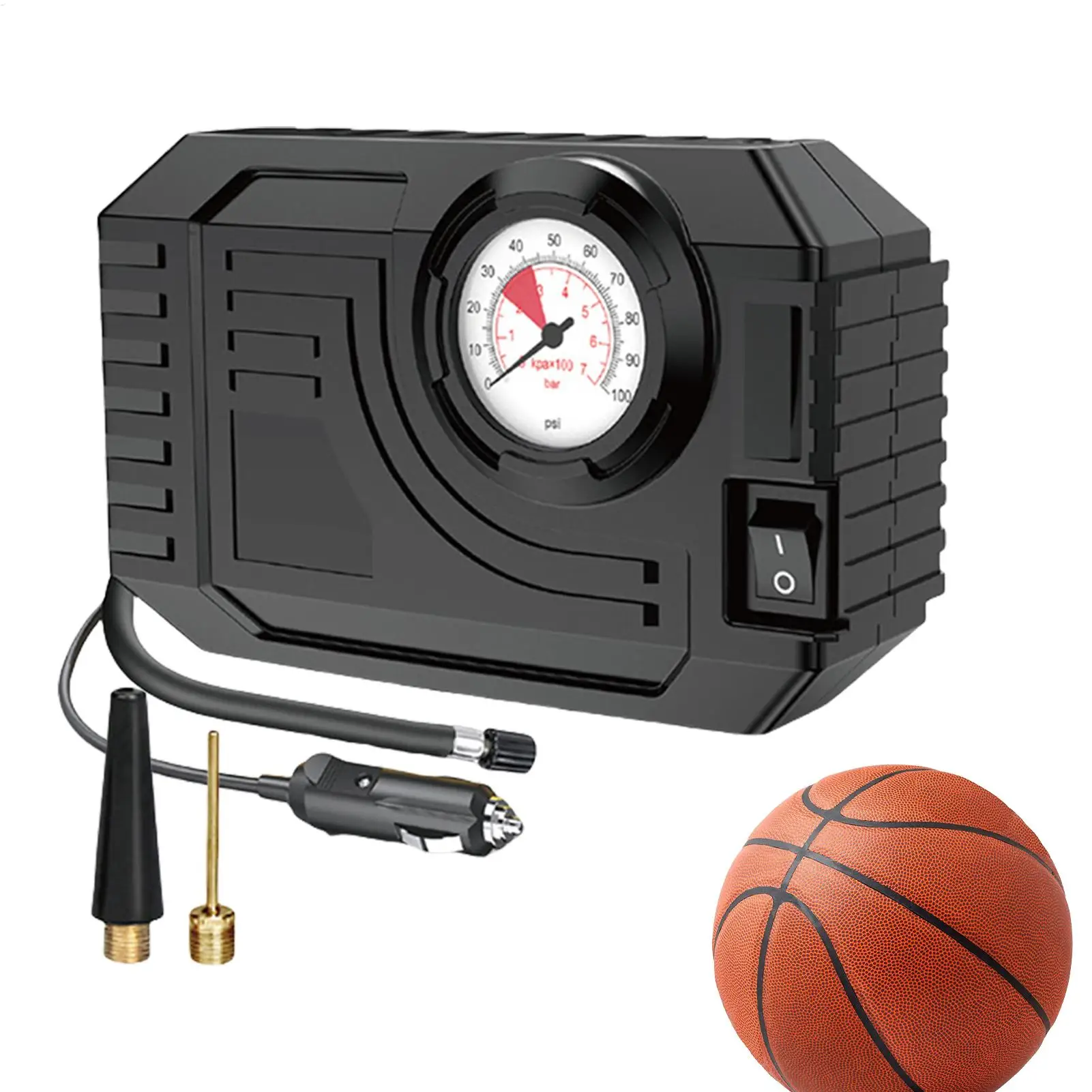 

Tire Inflator Small Cordless Car Tire Inflator With LED Light Quick Inflation Bike Pump For Motorcycle Mattress Outdoor Camping