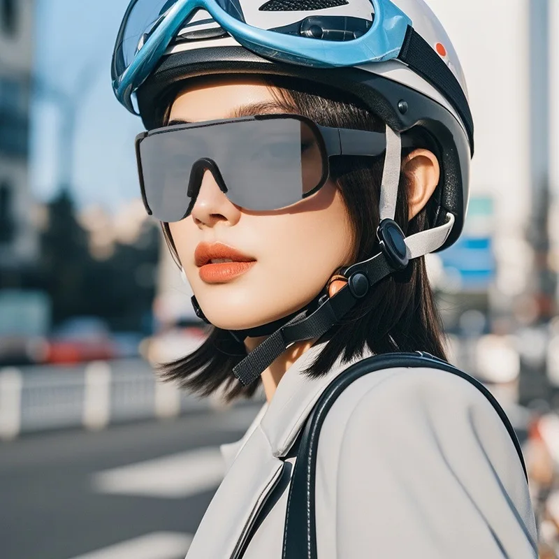 

Day night color changing sunglasses for men women outdoor cycling hiking fishing full scene protection anti UV colorful goggles