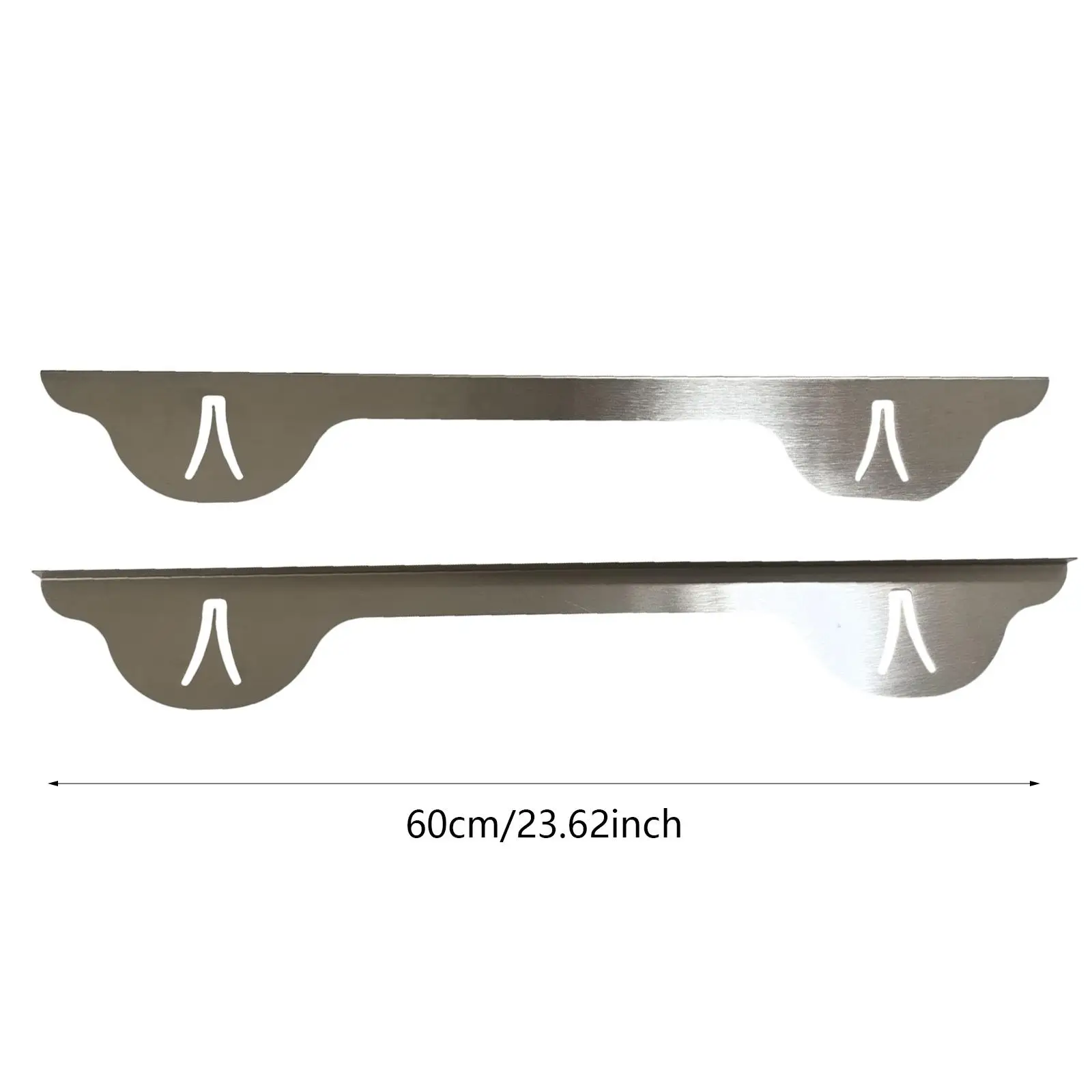 2 Pieces Stainless Steel Stove Counter Gap Covers,between Stove and Counter Guards Easy Clean Filler for Countertop