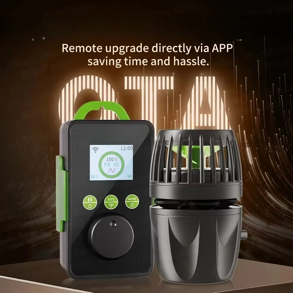 Smart Wifi Bluetooth App Cordless Fish Pump Freshwater Saltwater Wavemaker for Aquarium Fish Plastic