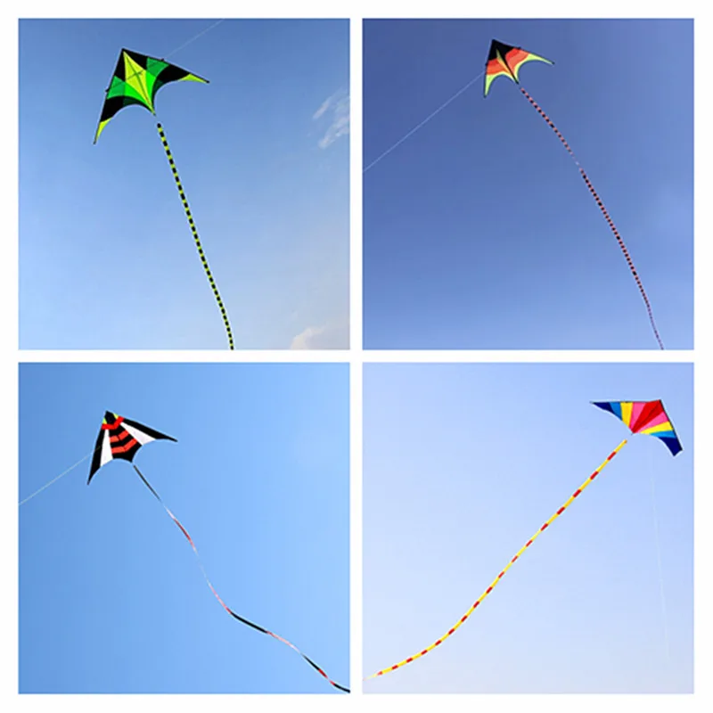 free shipping 3D large kite tails colors kite windsocks cometas de viento carretilha de pipa gel blasters pipa voadora latawiec