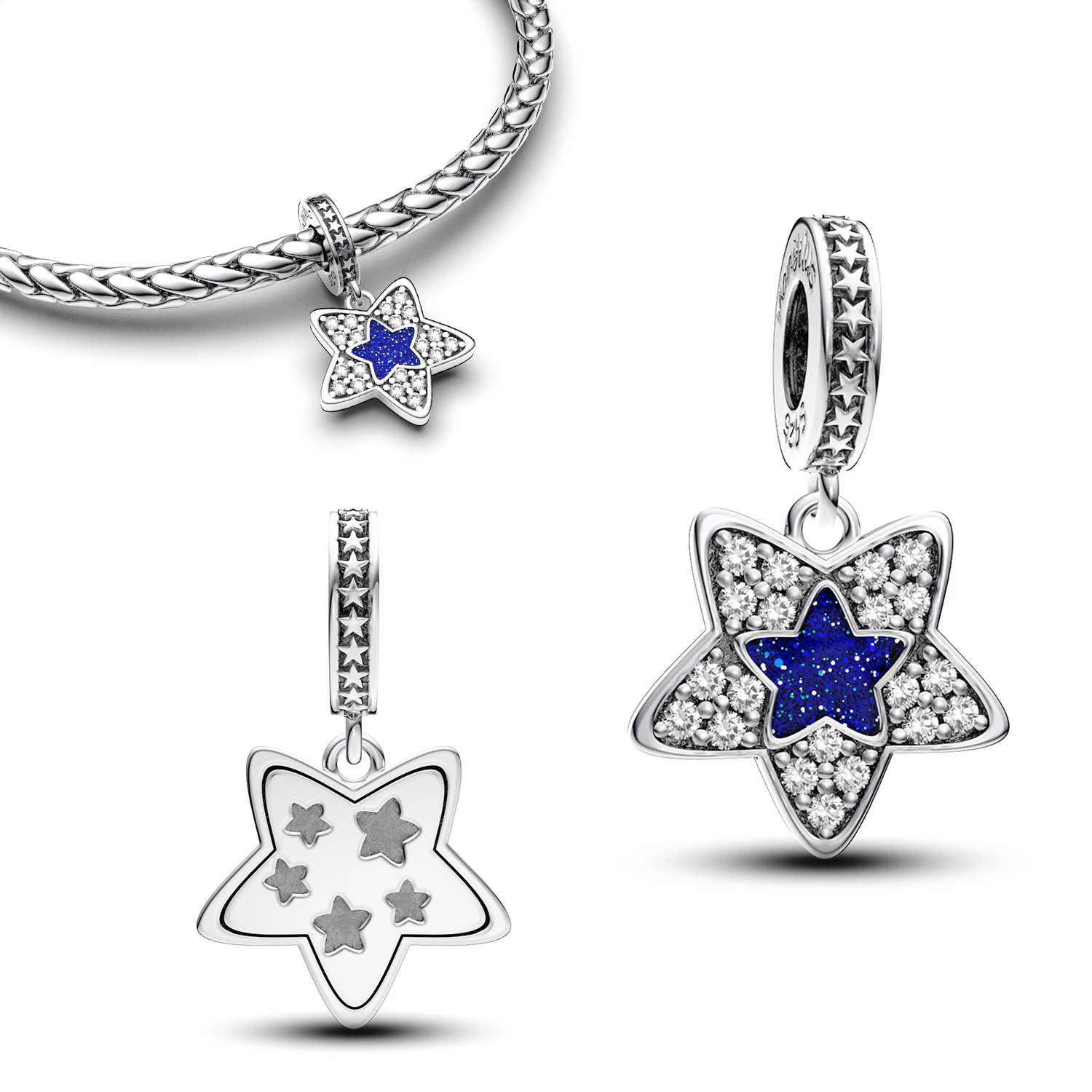 

Pendants for Bracelets Charms Silver 925 Jewelry Woman Bracelet Women Fashion Phone Charm Accessories Real Beads Making Pendant