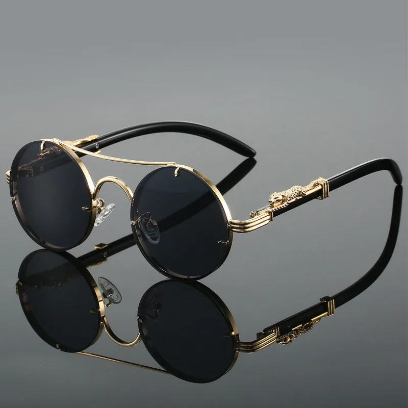 High-end American retro sunglasses, metal cool trendy driving UV-proof sunglasses