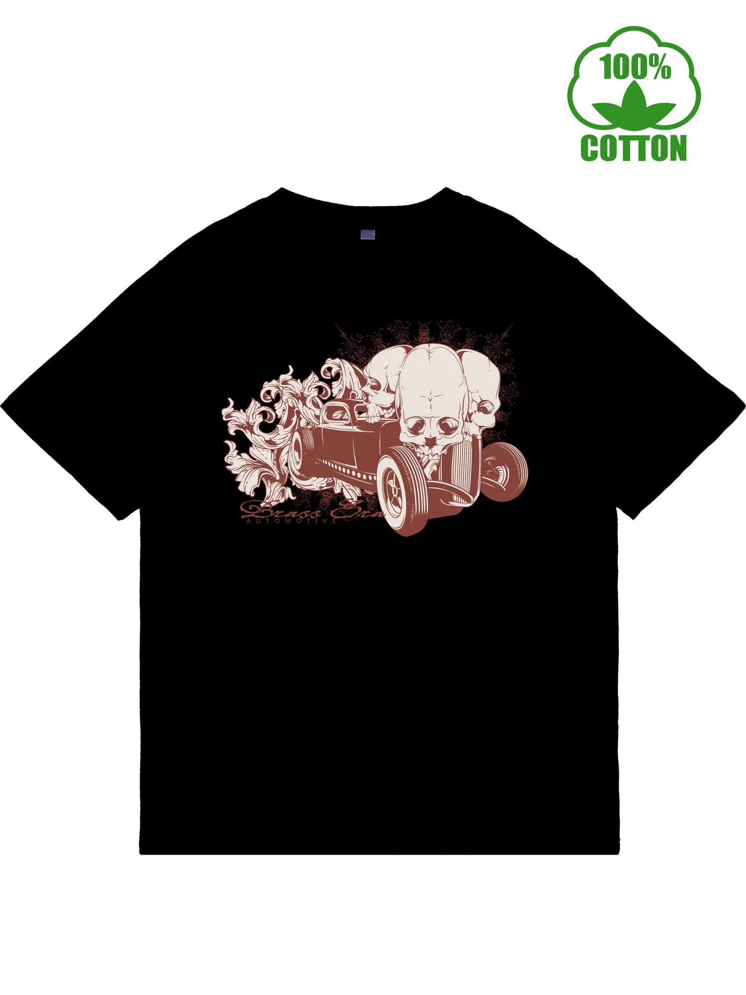 

Классические мужские футболки Skeleton Float, мужские футболки с короткими рукавами и круглым вырезом, мужская футболка из чистого хлопка