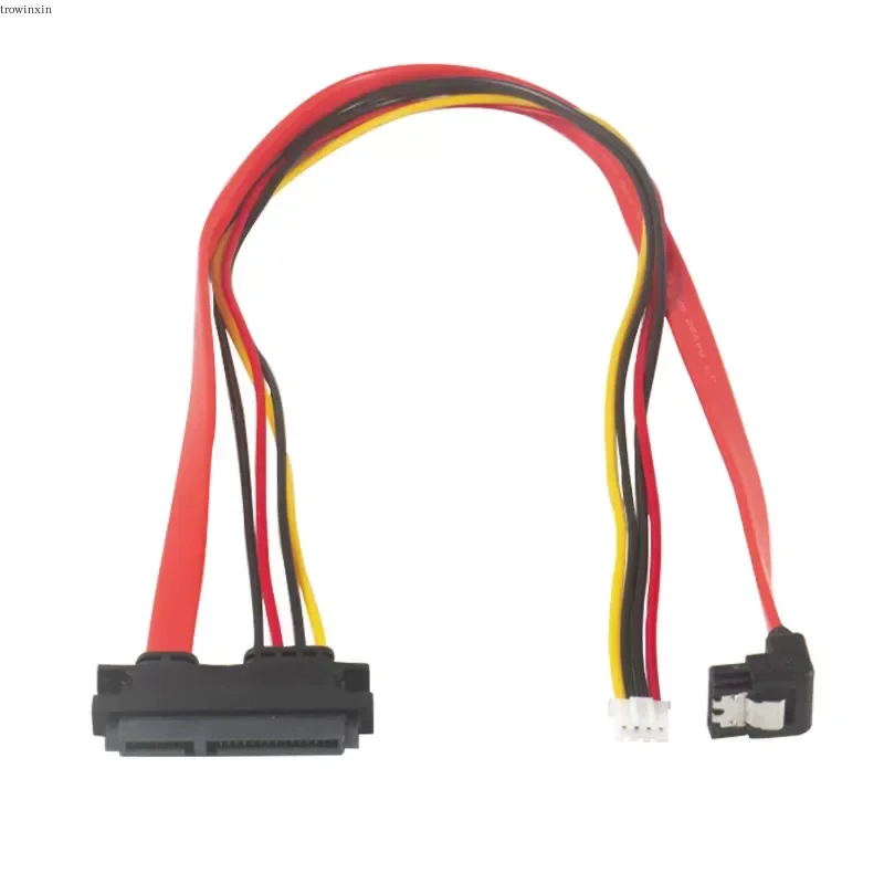 Adaptateur SATA pour alimentation d'ordinateur, pas PH2.0, câble de données pour disque dur et lecteur optique intégré, câble d'alimentation 7+15P