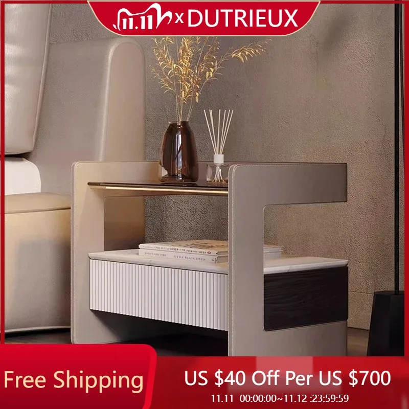 

Organizer Cute Bedside Table Classic Versatile Cozy Minimalist Modular Nightstand Simple Storage Criado Mudo Unique Furniture