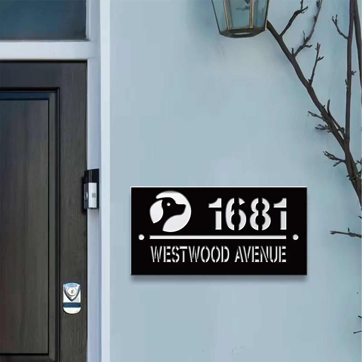 1Pc Custom Creative cats Number&Text Acrylic House Number Door Street Sign Plaque,Home Room Garden Decor,Birthday Wedding Gift view 4