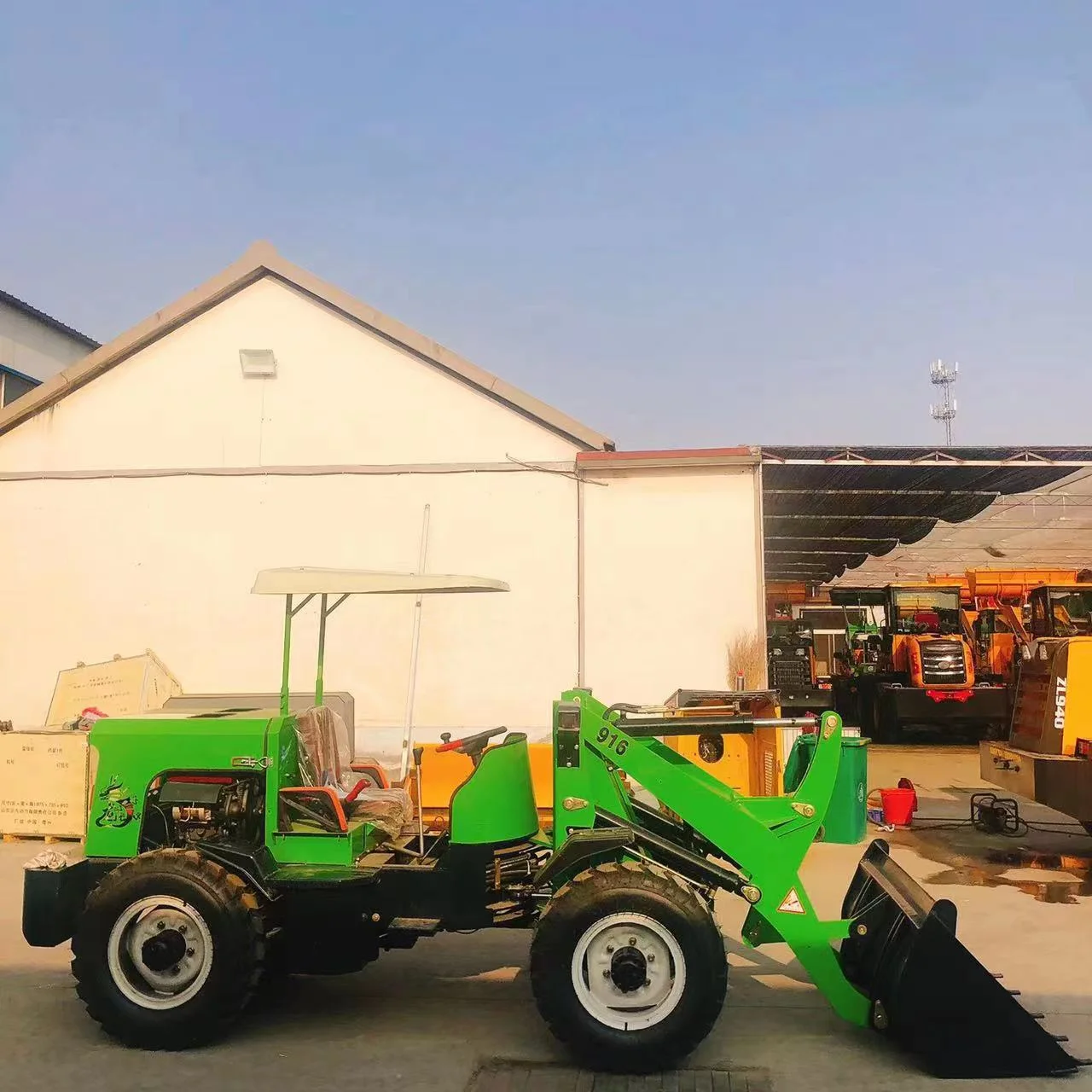 Agricultural machinery China new technology mini diesel loaders for farms and orchard home small bulldozers customized