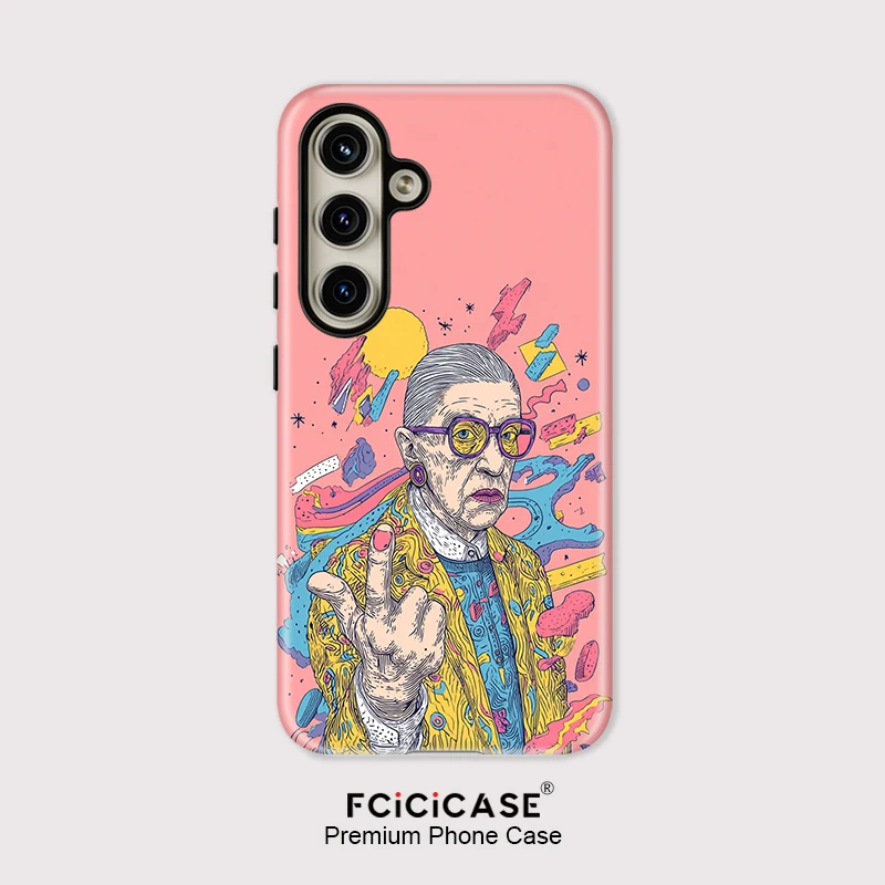Fcicicase Funny Woman Pattern Phone Case For Samsung Galaxy A36 A56 A 56 5G A16 A26 Acrylic Protective Matte Silicone Cover