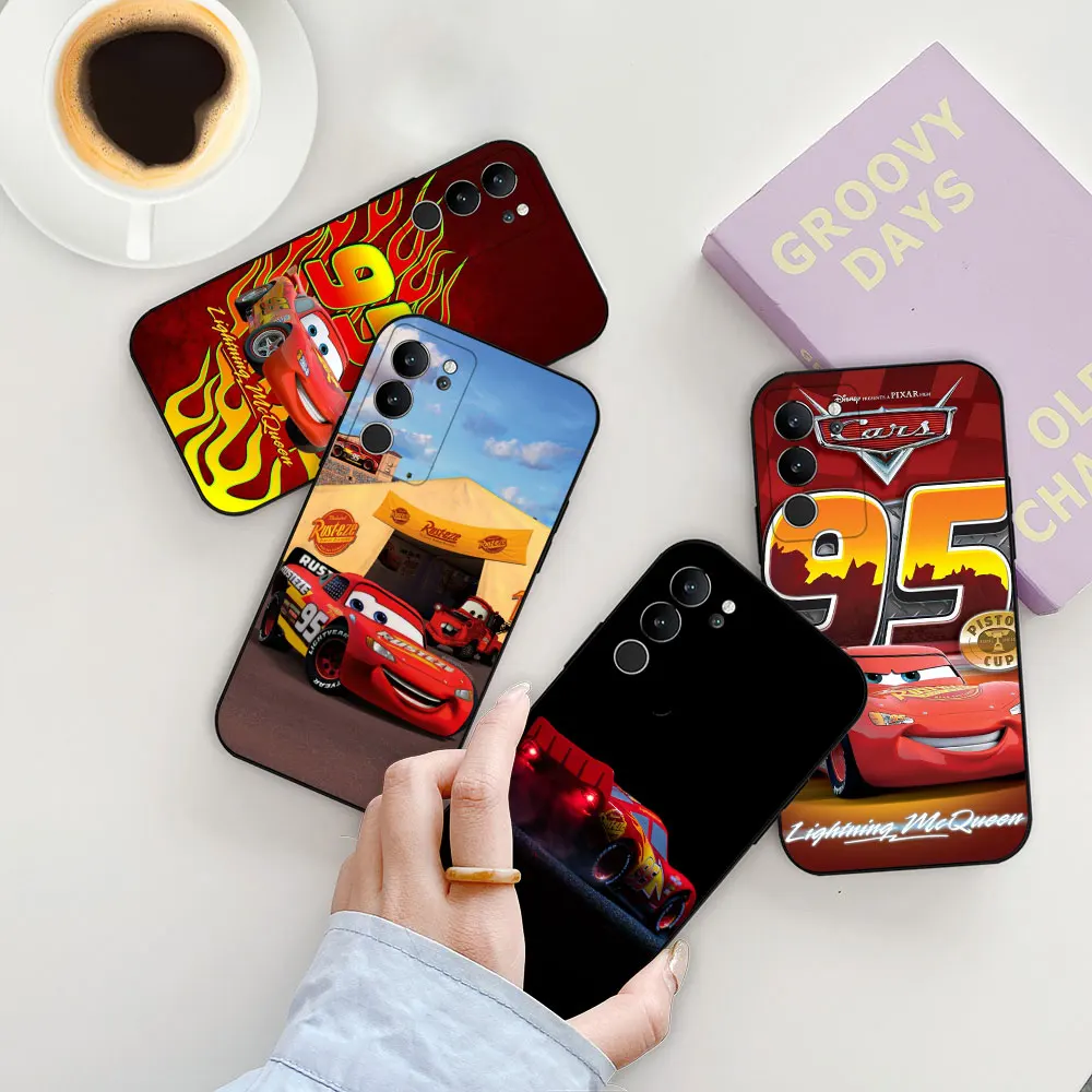 Disney Cars Lightning McQueen Phone Case For OPPO VIVO S1 V15 V17 V20 V20SE V21 V23 V23E V25 V25E V27 V27E V29 V29E V30 Case