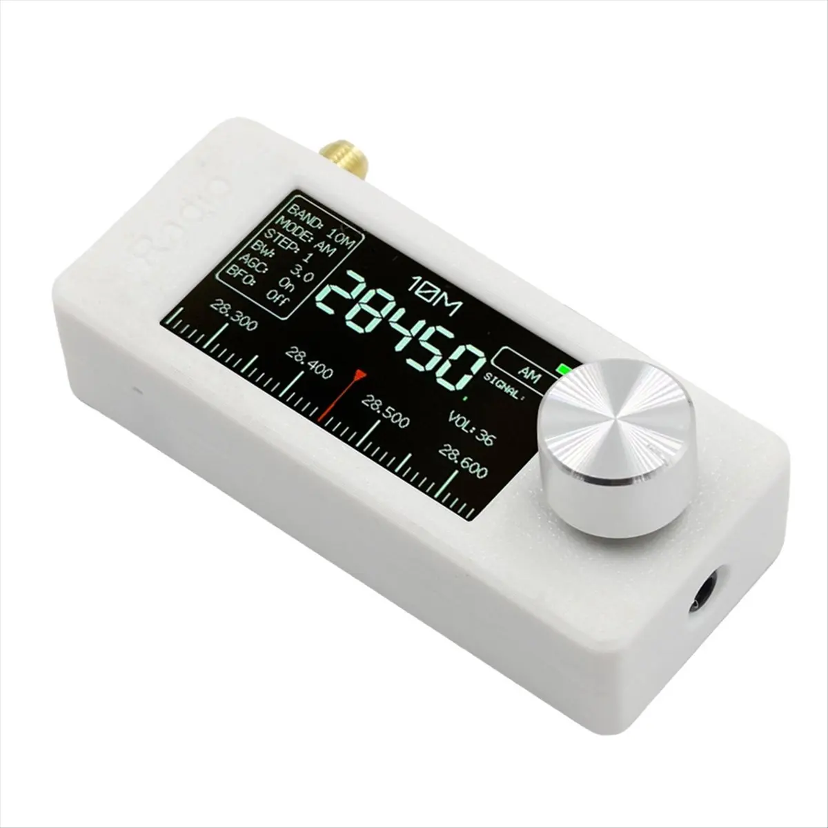 【~ New Y24A】10- 180MHz SI4732 SMA Interface Loop Antenna Pocket Size Radio Receiver Radio LSB USB AM FM Radio