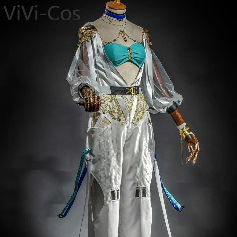 VIVI-COS Game Path to Nowhere Astrologer Cosplay Costumes Sexy Women Top Pants Cos Suit Outfit Halloween Party Unifrom Clothing