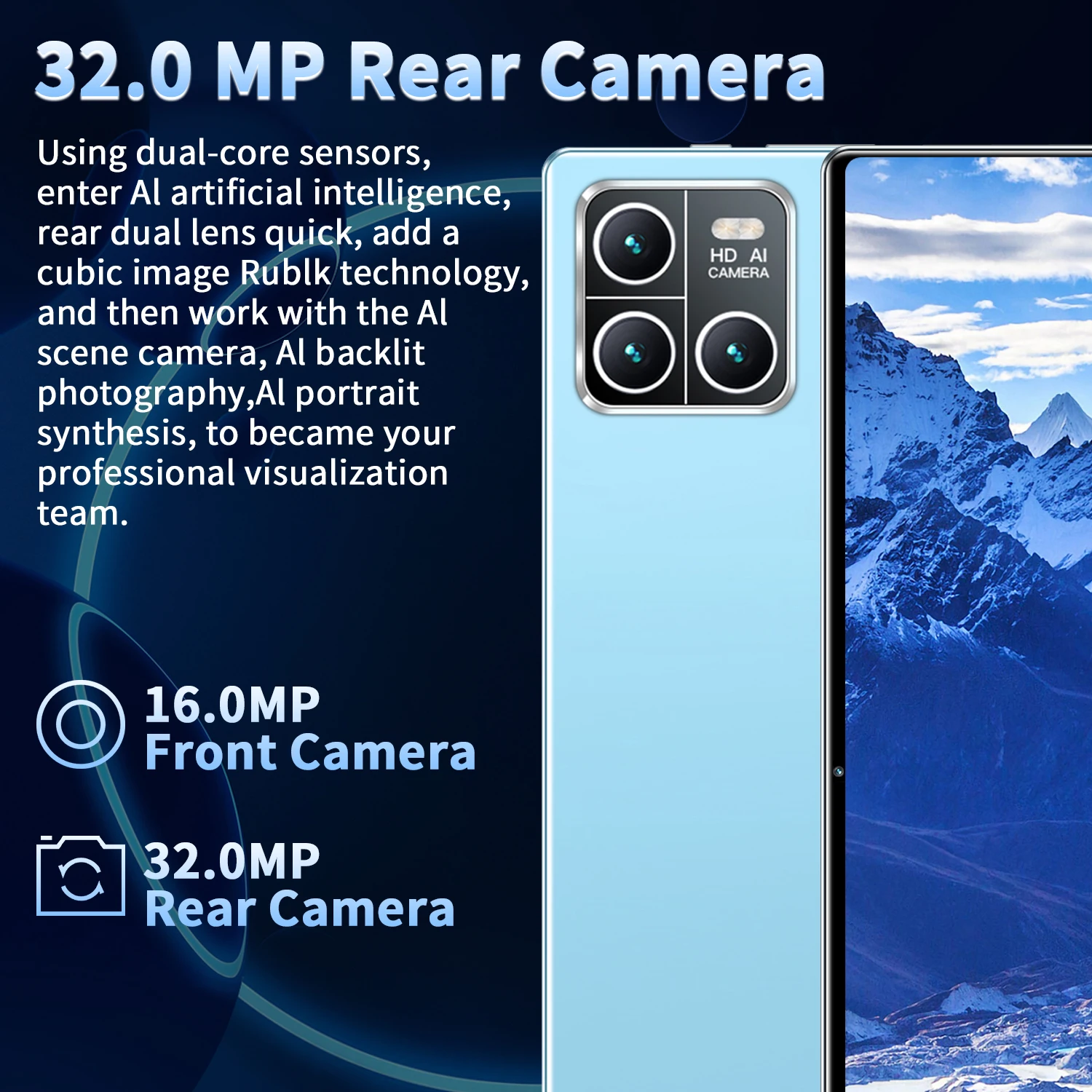 Afbeelding 6: 2025 5G Pad 10.36 Inch Tablet Android 20000Mah 16Gb Ram 1Tb Rom Android 13.0 Wifi 14 Core Tablets Pc Netwerk Gps