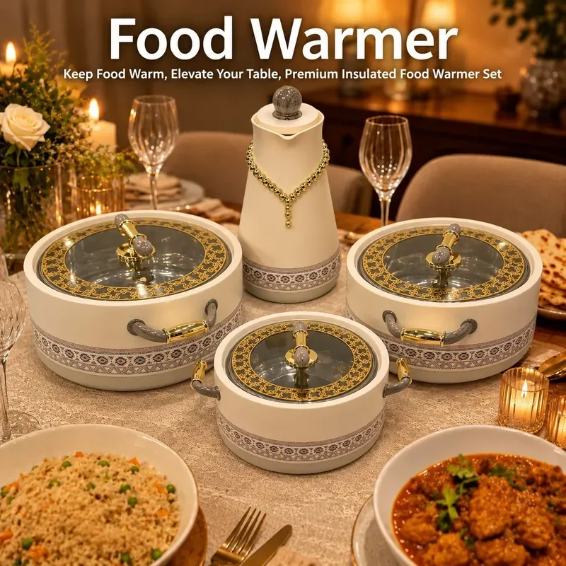 Retro Gold Stainless Steel Thermal Lunch Box Portable Food Warmer Container Insulated Fresh Keeping Bento Box for Office