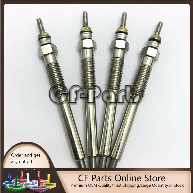 4 pieces Glow Plug 6684850 For BOBCAT S130 S175 S185 S205 STEER LOADER