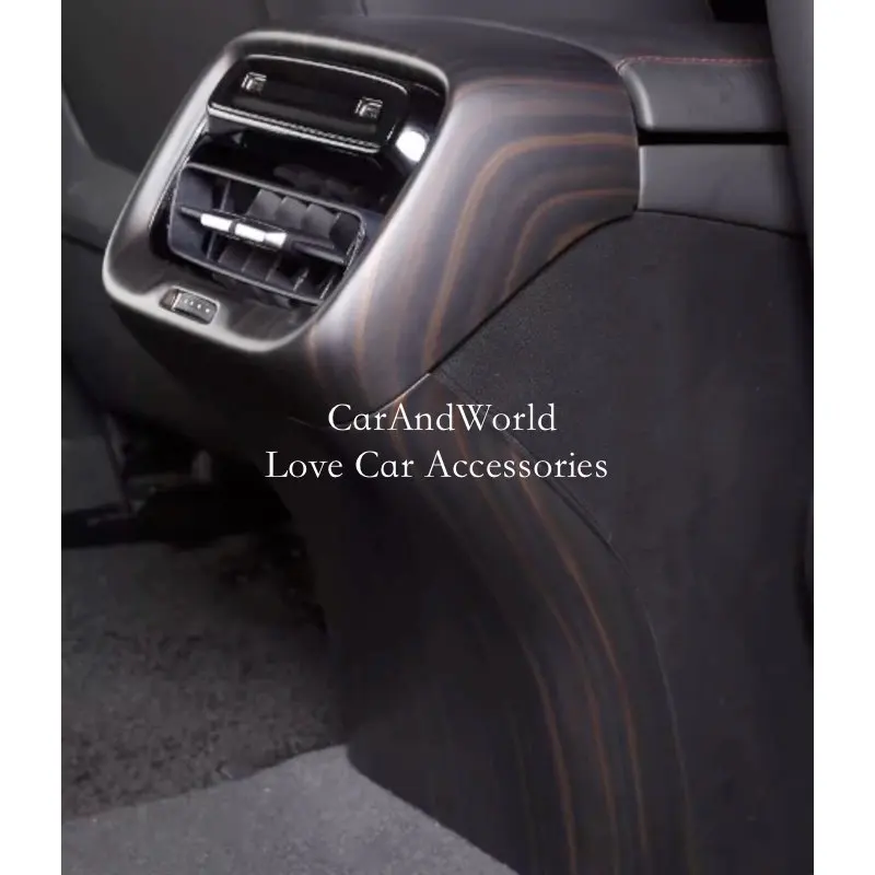 

Для XPENG P7 P7i 2020-2024 внутренний задний ряд кондиционера, крышка рамы, накладки из АБС-пластика, аксессуары для литья автомобиля из углеродного волокна