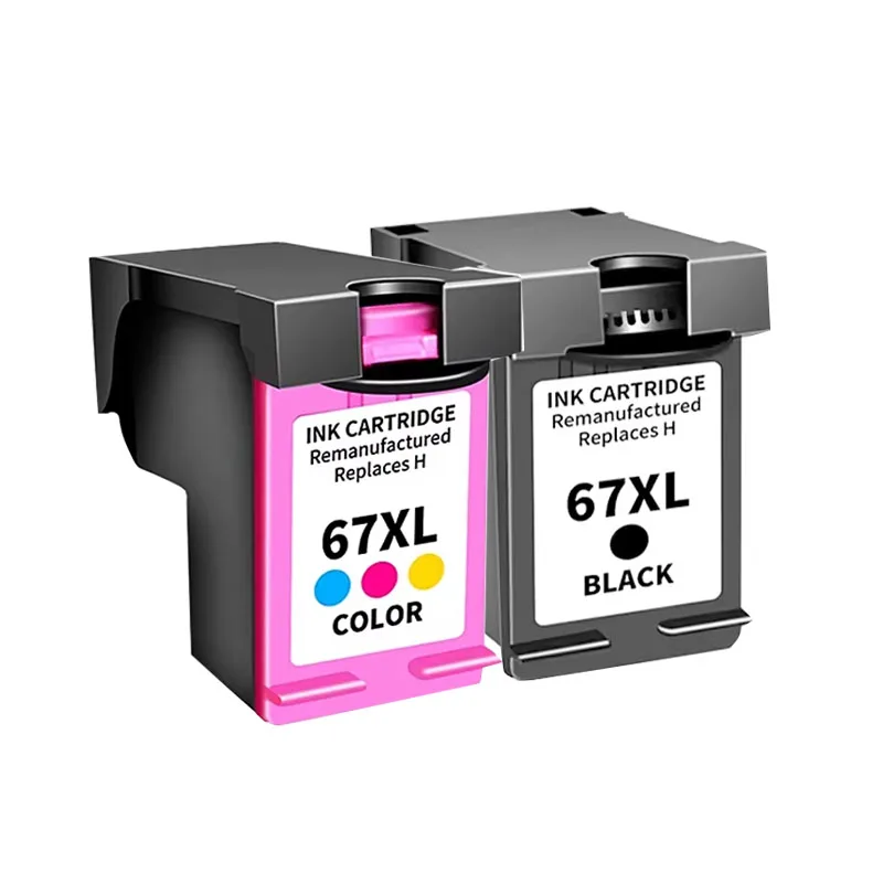 67 67XL Compatible Ink Cartridge for HP Deskjet 2700 Envy Series 4200 6020 6030 6400 6430 Printers Inks