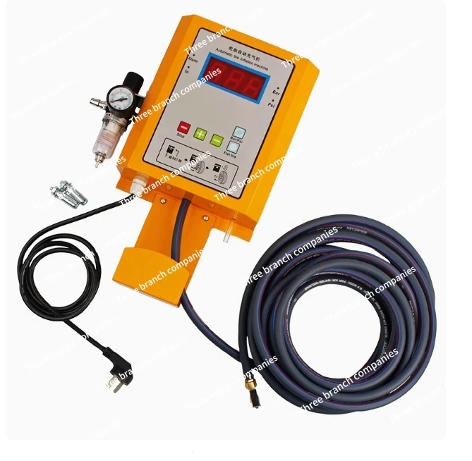 Fully automatic car tire shop inflator air pump auto repair shop wall-mounted tire digital display inflator inflator