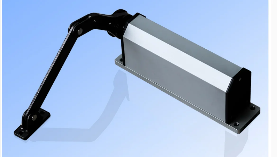 Electric swing automatic door closer does not require manual side installation garage door opener