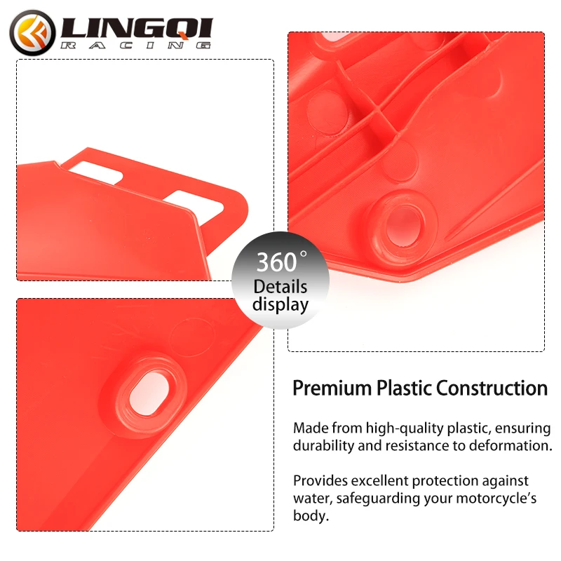 Dirt Pit Bike Accessories CRF450 Plastic Wheel Protection Mudguard For CRF 450 2022 Motorcycle Front Side Fender Motocross Parts