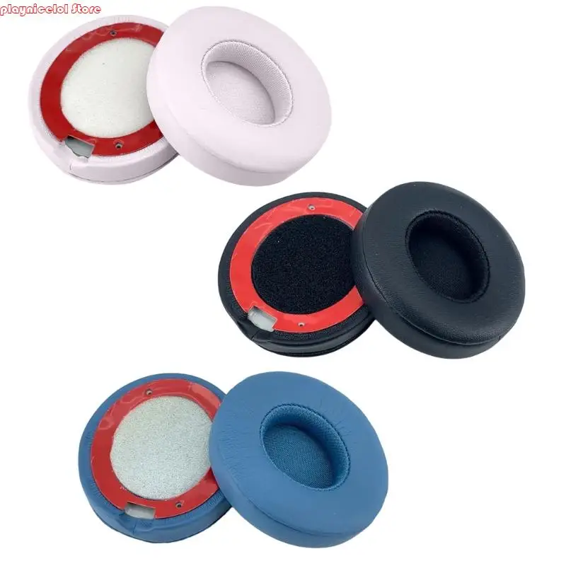 E8BA 1pair Remplacement des coussins d'oreille à oreille douce Couverture pour les casques Solo4 Éponges COIDES