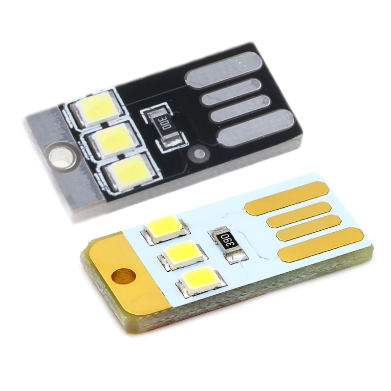 0.2W USB LED Bulb Book Light for Laptop PC Powerbank Night Lamp Pocket Card USB Power LED Keychains Night Light Dropship