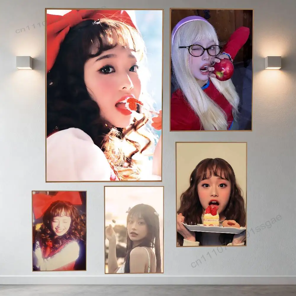 

Singer C-Chuu Cute Poster Retro Paper Sticker DIY Room Bar Cafe Aesthetic Art Wall Painting