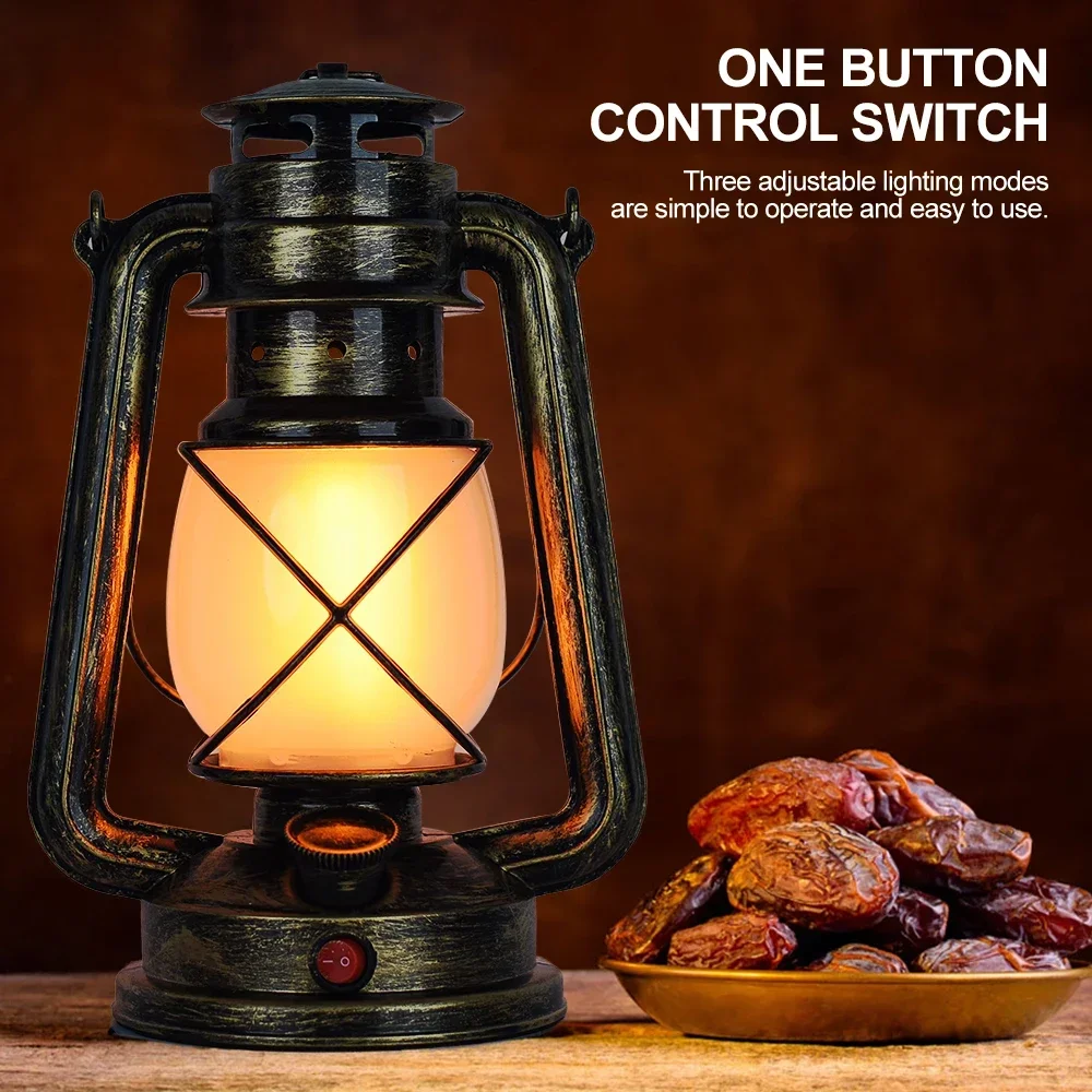 

Портативный водонепроницаемый перезаряжаемый фонарь в стиле ретро