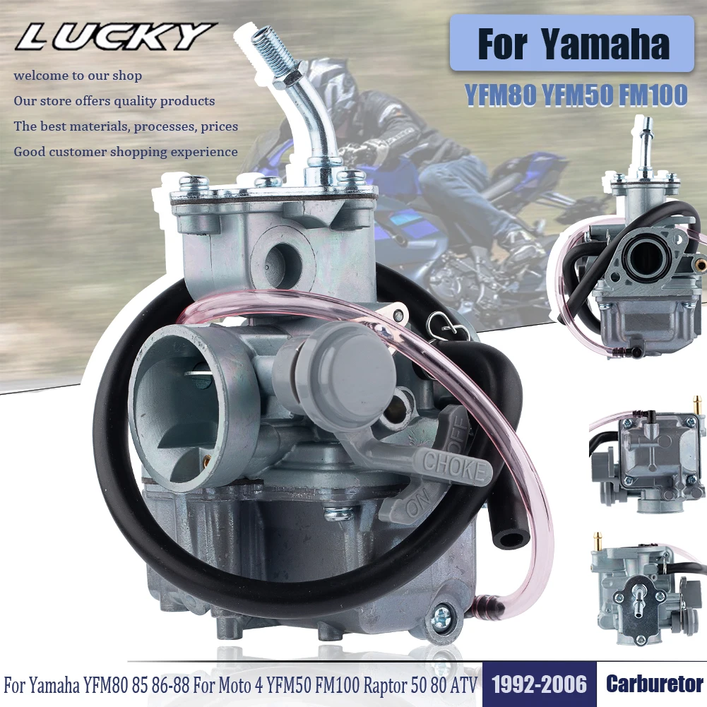 For Yamaha YFM80 85 YFM 80 50 86-88 For Moto 4 YFM50 FM100 Raptor 50 80 ATV 1992-2006 Motorcycle Carburetor Dirt Pit Bike