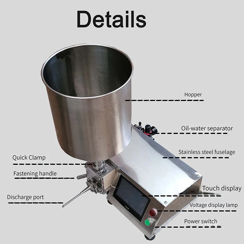 

Cream Filling Machine Stainless Steel Household Commercial Electric Puffs Butter Honey Jam Core Injection Tool