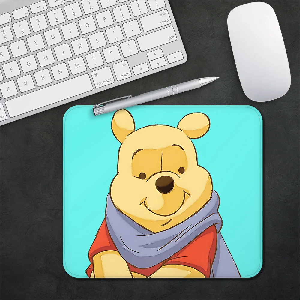 Cute Anime Winnie the Pooh Gaming Mouse Pad XS Small Mousepad For PC Gamer Desktop Decoration Office Mouse Mat Deskmat Rug