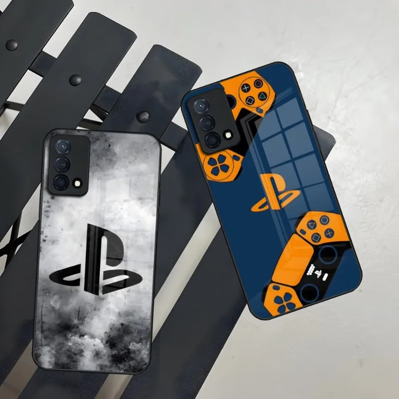 Ps5 Hot Game PlayStation Phone Case For Oppo Find X3 X5 Pro Reno 4 7 6 A15 A54 A95 A55 A57 A93s A94 A92s Glass