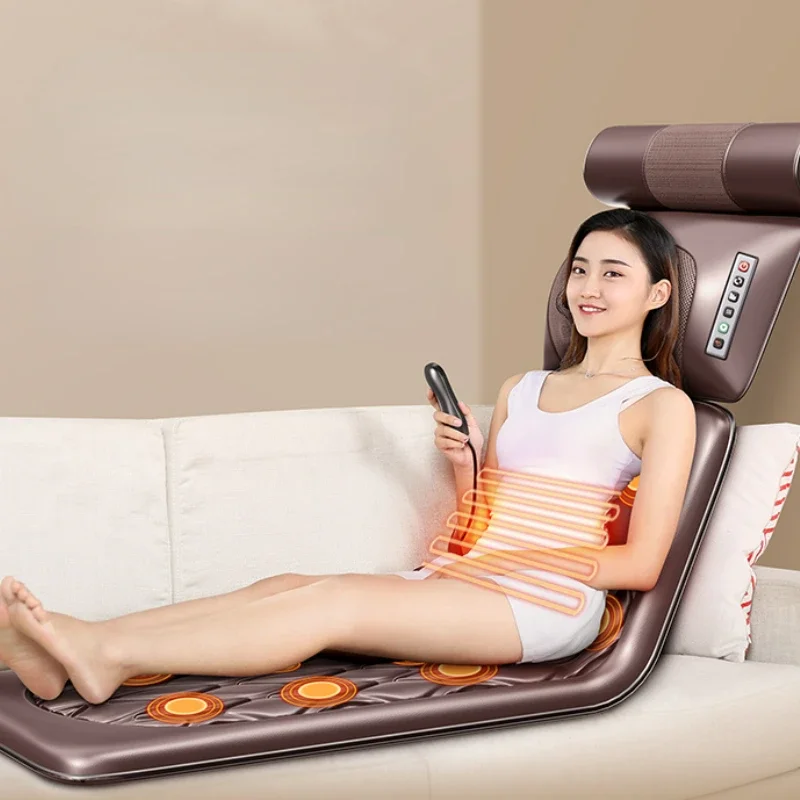 Full Function Kneading Pillow Body Massagers Cervical Spine Back Massage Mattress Automatic Home Chair Full Body Massage Mats