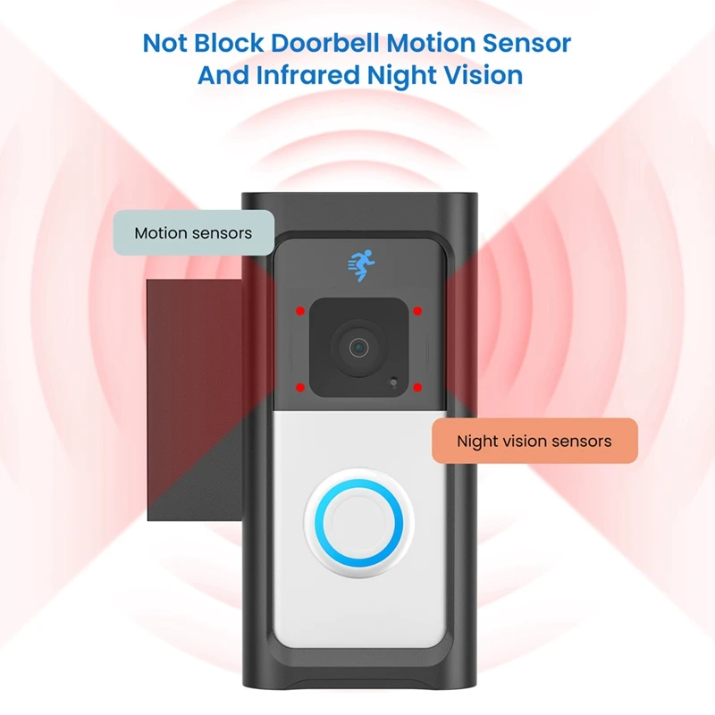 PORK-Video Doorbell Mount For Video Doorbell(2Nd Generation-2020 Release),Video Doorbell 3/3 Plus/4/Battery Doorbell Plus/Pro