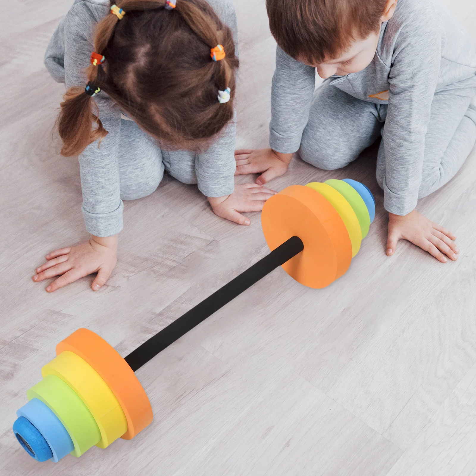 Wasserhanteln-Set für Kinder, Eva, leicht, schwimmend, verstellbare Schwimmgewichte für Poolübungen, Krafttraining, Wasser