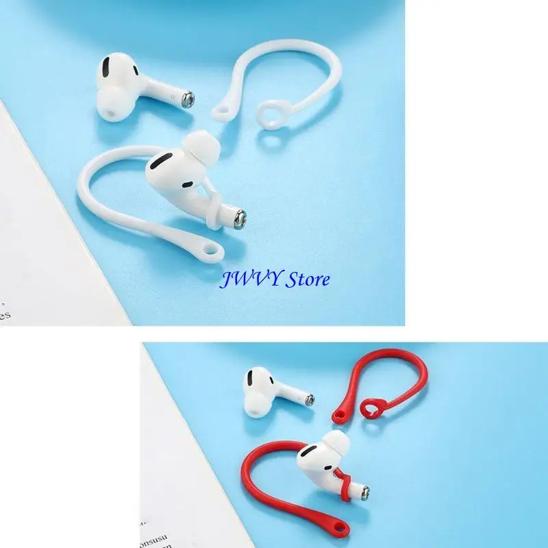 573A Anti-Slip Sports Ear Hooks Earhook Holder Comfortable Ear Hooks Covers for Apple 3 Running Jogging Cycling Gym