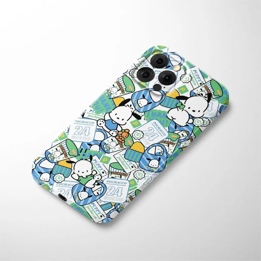 حافظة هاتف صلبة لهاتف آيفون 17 إير 11 15 بلس 13 16 برو ماكس XR 14X12 سانريو كارتون لطيف