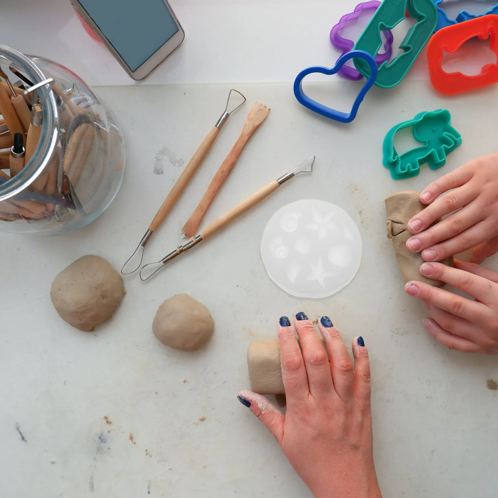 

Silicone Mold for Cakes Decorating Seashells Food-grade Baking Soap Ocean Wind Non-stick Eco-friendly Flexible Easy Clean