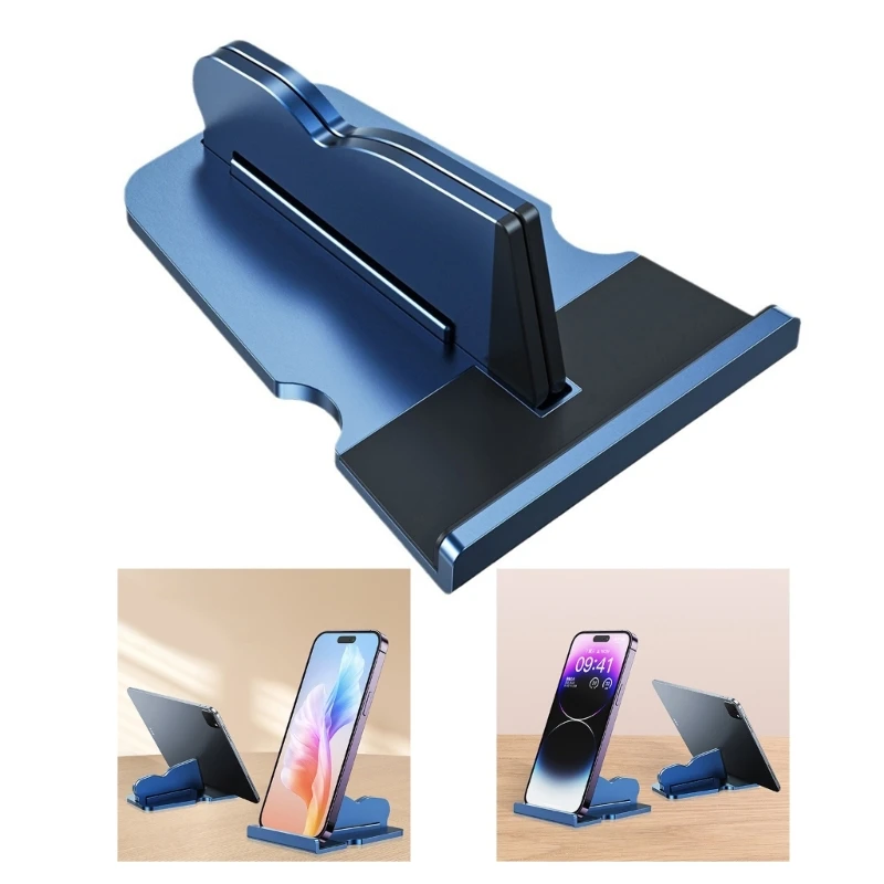 Folding Cellphone Stand,Light Weight Adjustable Foldable Desktop Phone Holder Cradles Dock with Nonslip Silicone Pad