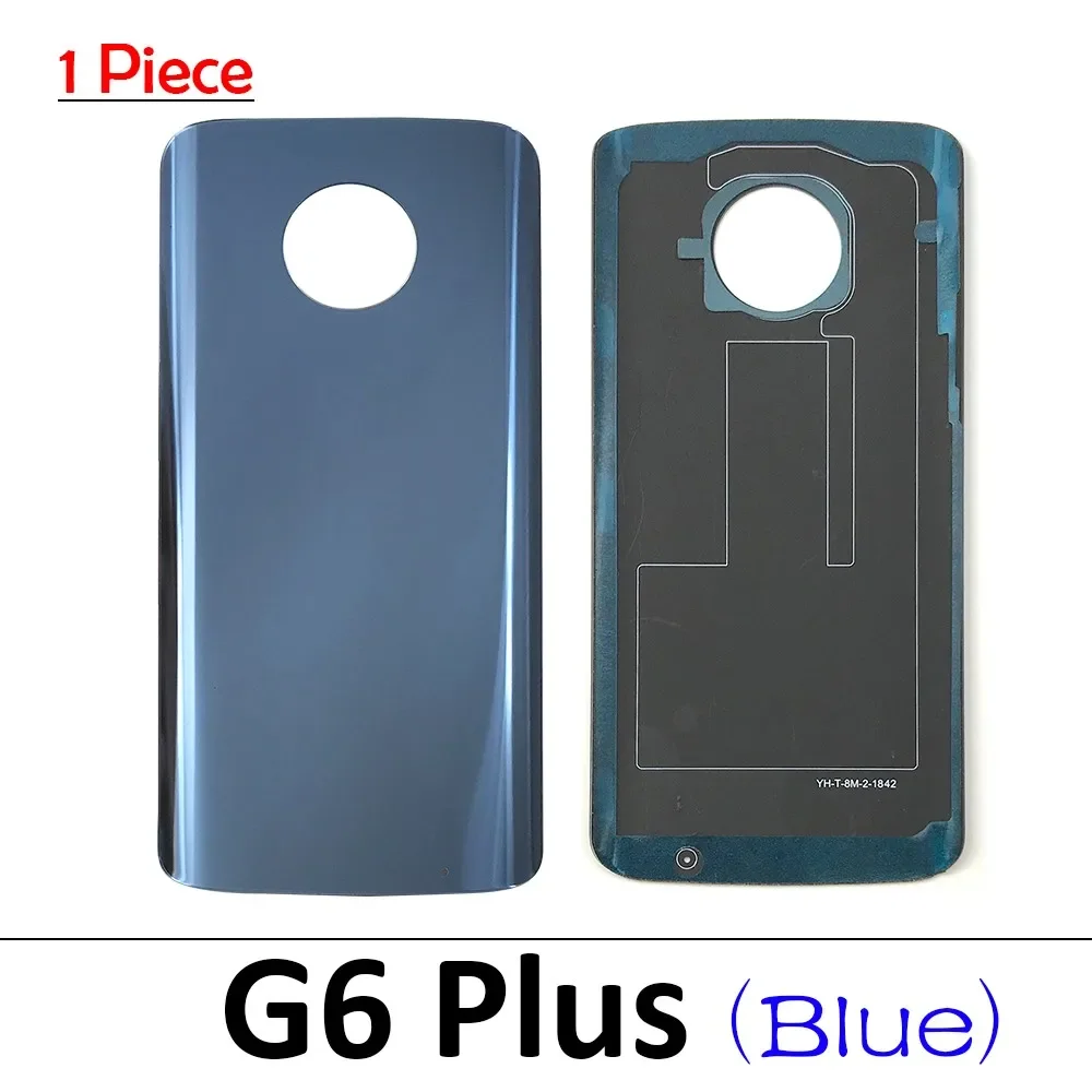 NEW Back Battery Cover Housing Battery back cover With sticker Adhesive glue tape For Motorola Moto G6 Play G6 Play G60 / G60s