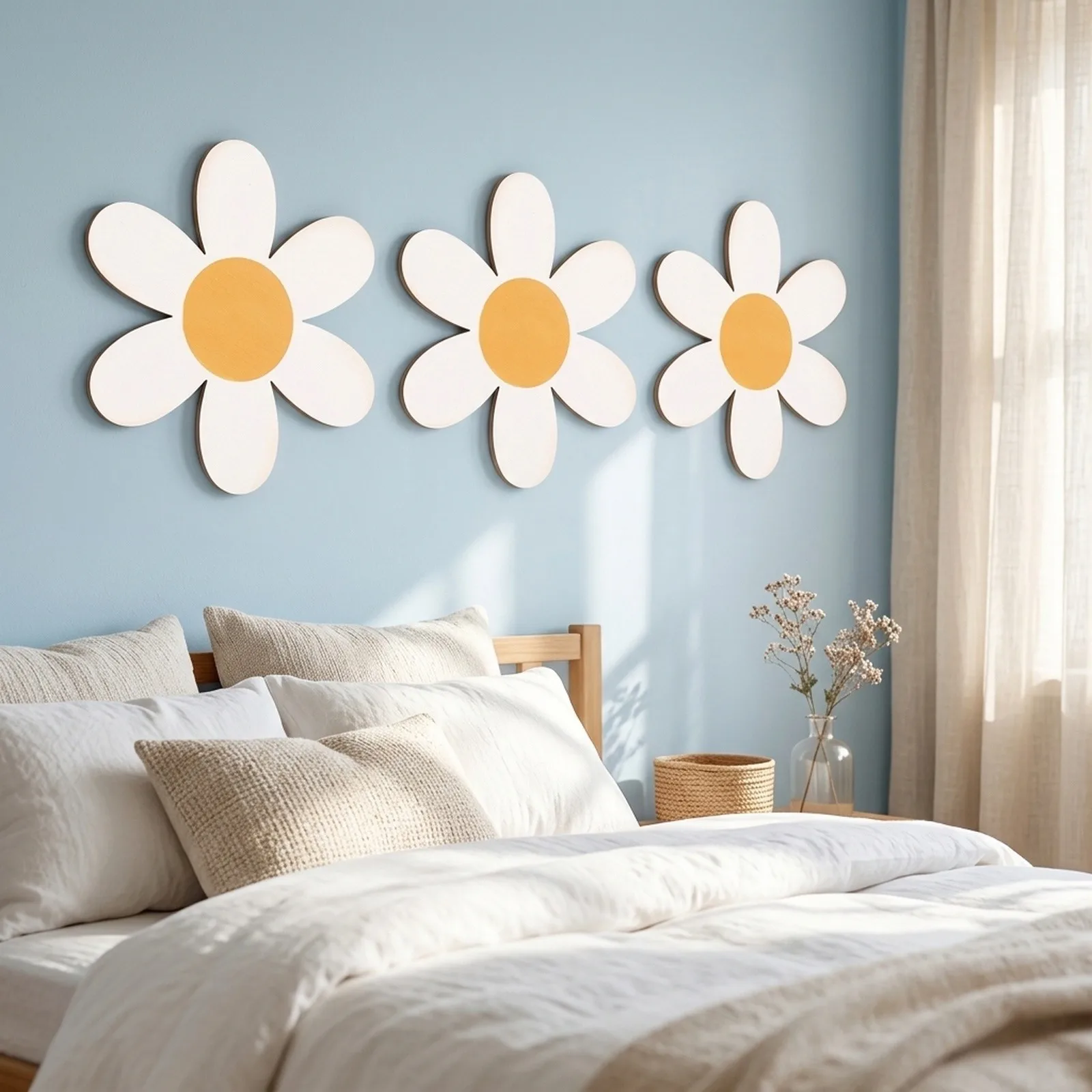 for daisy Wall Hanging Homestay Style Wall Decor Home Decor Different Sizes Easy And Secure Hanging Safe And Reliable