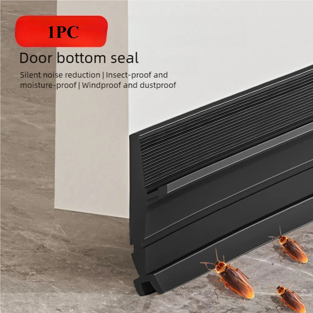 1pc Door bottom sealing strip, windproof, dustproof, rainproof sealing strip, noise reducing insulator sealing strip