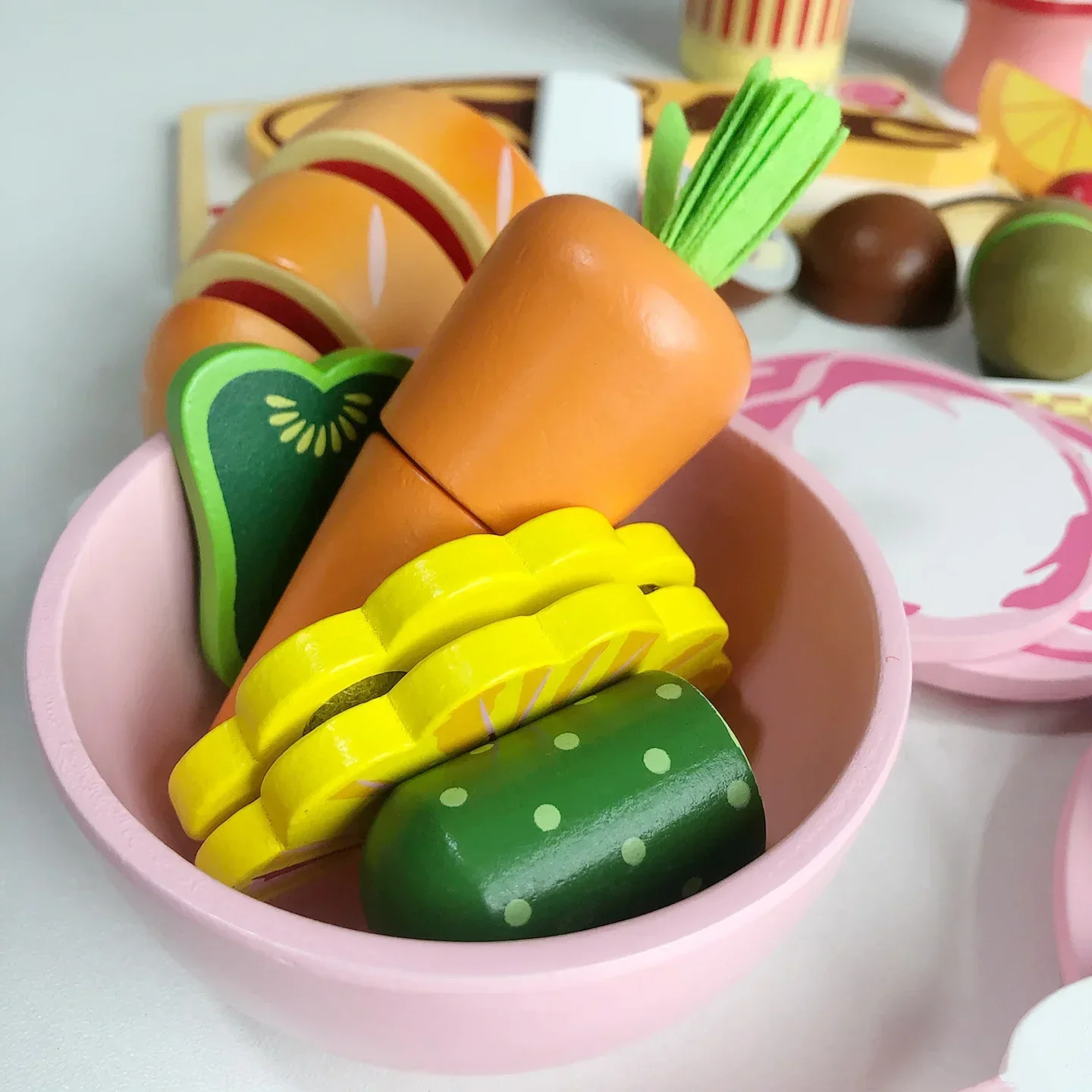 مجموعة ألعاب المطبخ الخشبية عالية الجودة، جزر السمك، شفط مغناطيسي، ألغاز منزلية، ألعاب تفاعلية، هدية عيد ميلاد الطفل